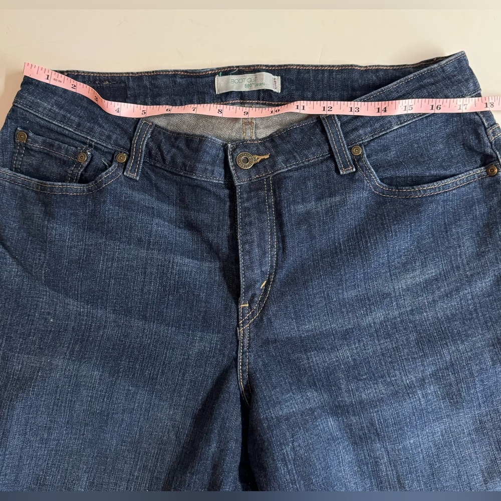 Levi’s Bootcut 380 med wash denim.In Excellent condition.Size14 - Picture 6 of 8
